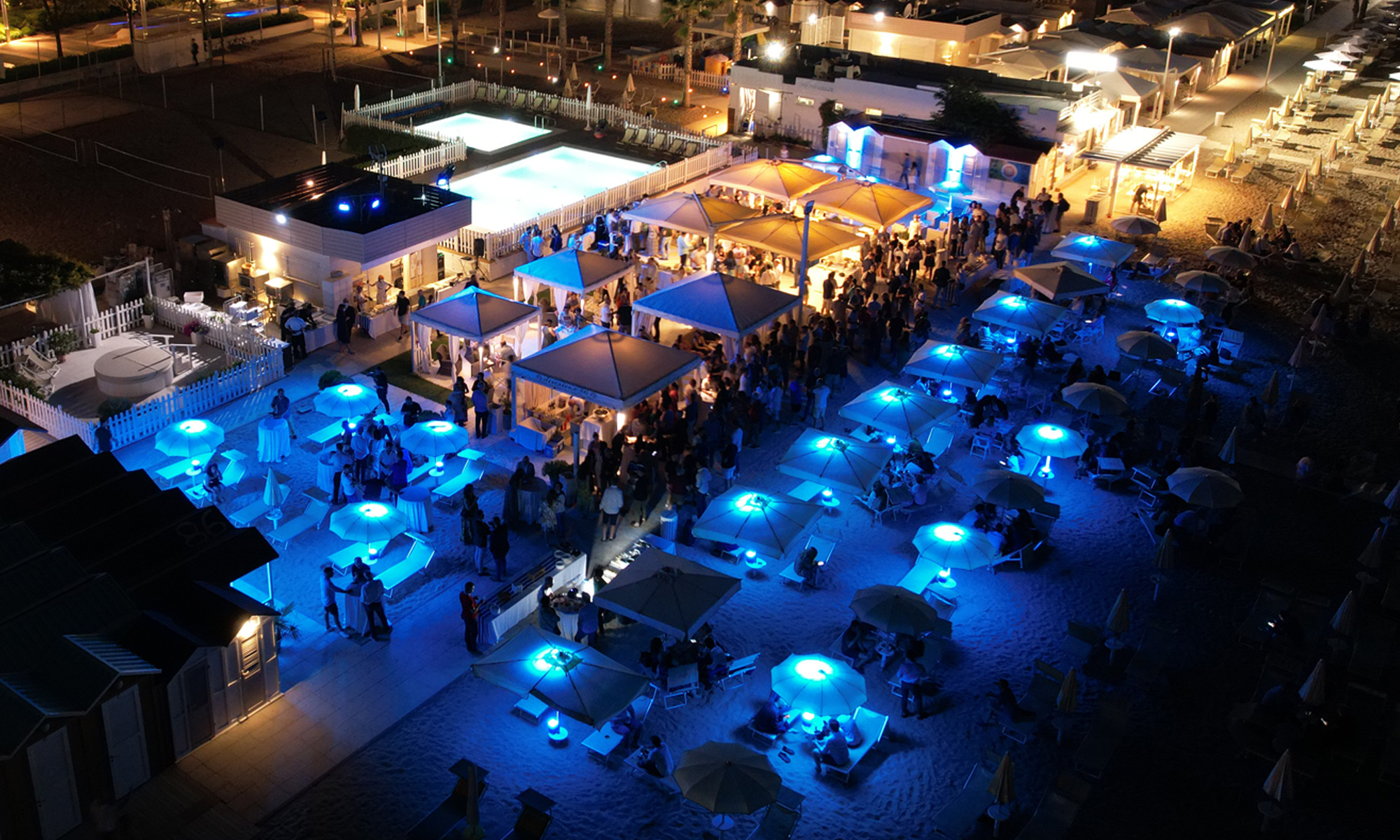 Serata in spiaggia con Atlantic Catering