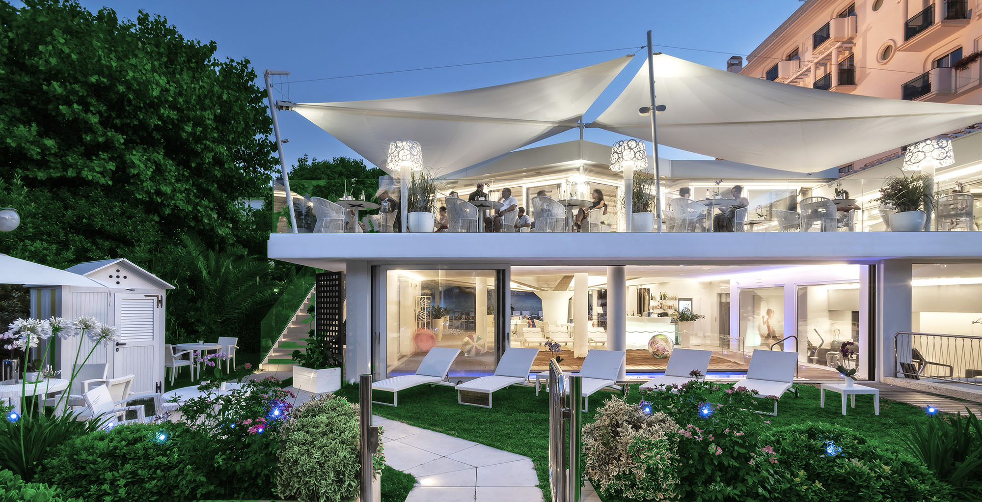 La Terrazza del Ristorante Green di Riccione